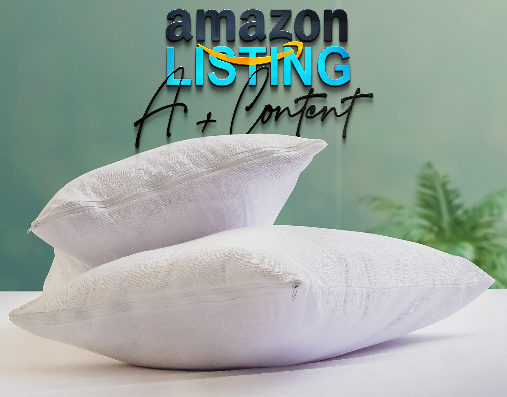 Katex aloe vera pillow protector Amazon A+ content design — Techntec digital marketing agency Pakistan