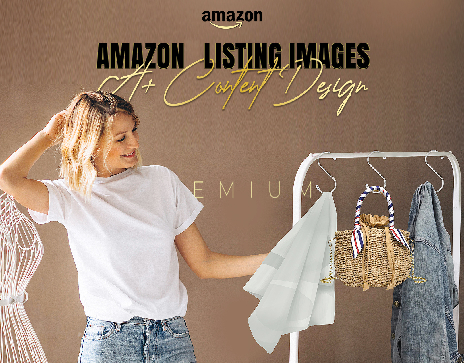 Stainless steel S hooks Amazon listing and A+ content design — Techntec digital marketing agency Pakistan